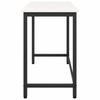 White Table 100 x 50 x 77 cm Engineered Wood and Steel