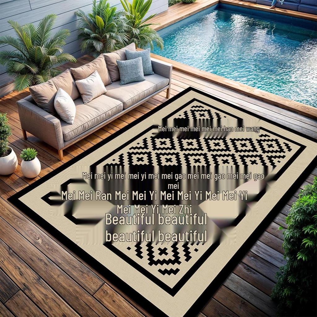 Popular Outdoor Awning Camping RV Mat - Woven PP Plastic for Garden, Lawn, Pool, Deck, and Porch