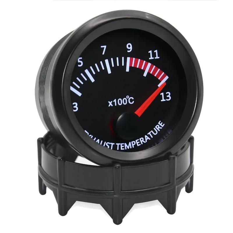 Universal Car Exhaust Gas Temperature Gauge 300~1300 Celsius with 1/8NPT Sensor Digital Exhaust Gas Temp Gauge for 12V Car
