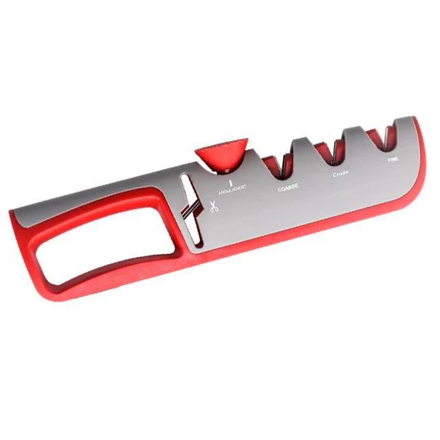 Knife Sharpener Professional 4 In 1 Kitchen Knives Grinder Scissors Sharpening Stone Whetstone Angle Adjustable Sharpener