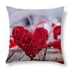 Greeting Card European Bow Gift Peach Skin Valentine's Day Pillow Case Pillow Car Sofa Cushion Cushion