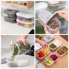 Double-Compartment Sealing Jar with Lid – Multi-Functional Plastic Storage Container for Dried Fruits & Kitchen Use