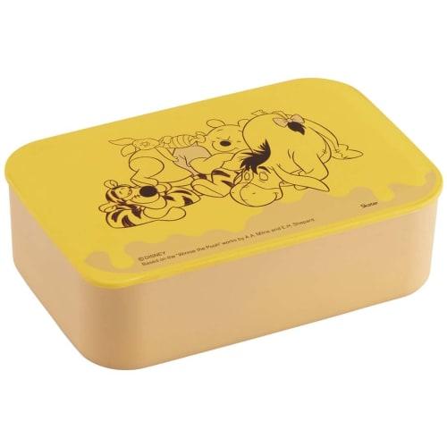 Skater (NLP5-A) Lacquered Single-Tier Lunch Box, 500ml, with Inner and Belt, Disney Winnie the Pooh, Made in Japan