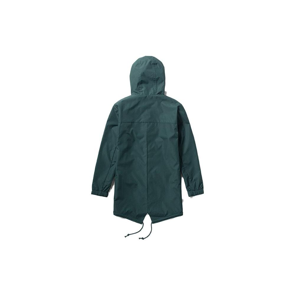 Vans Besticktes Logo Lässige Wendbare Kapuzenjacke Damenjacken Dunkelgrün VN0A3QRIYDX