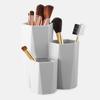 3Pc Plastic Make-up Brush Storage Box White Khaki Jewelry Cosmetics Organizer Make Up Tools