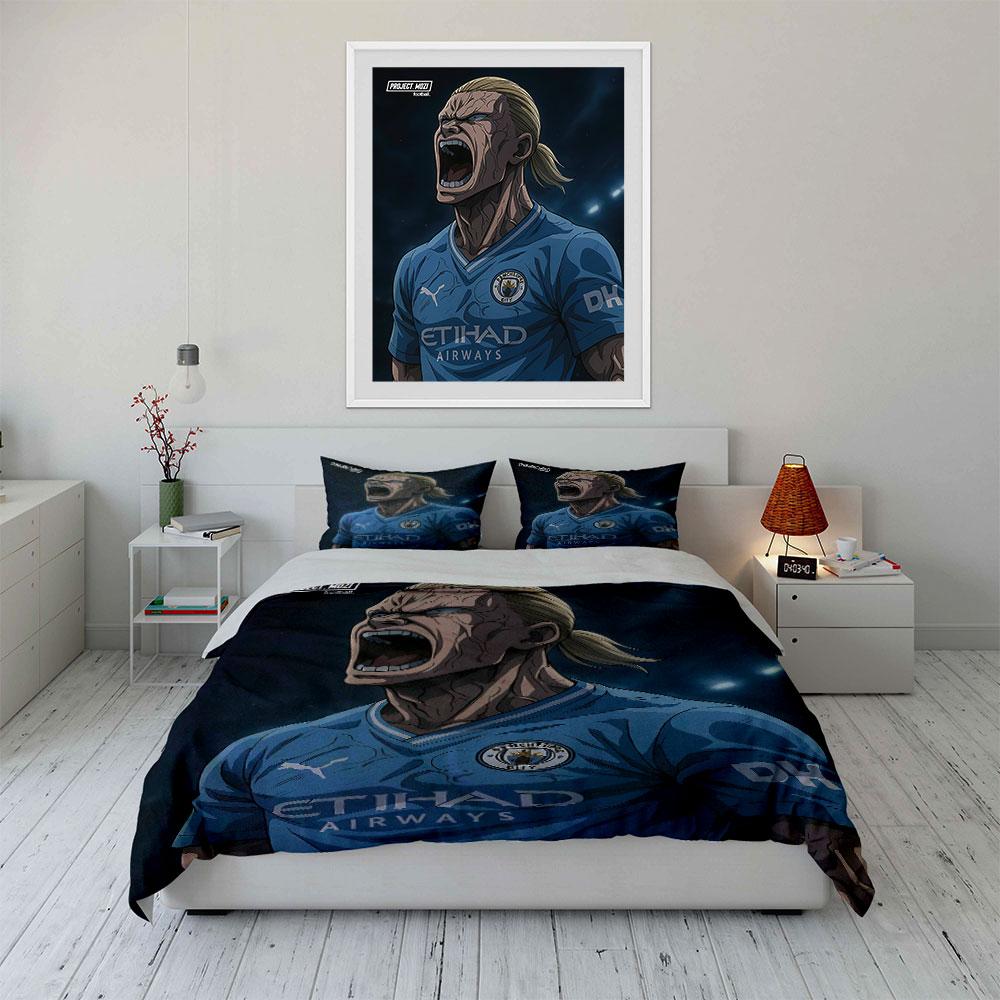 "Anime Style Football Bedding Set" Bedding Duvet Cover Set Duvet Cover Pillowcases (1 * Duvet Cover 2 * Pillowcases, without duvet insert)