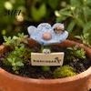 Bee Waterer Station Flower Shaped Insect Water Feeder Stake, Resin Garden Drinker with Soil Insertable Metal Ground Spike, Weather-Resistant