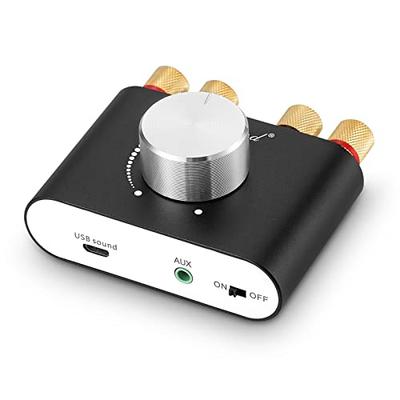 Nobsound New NS-01G Pro Power Amplifier, Bluetooth 5.0, 100W, Amplifier, Speaker, HiFi Audio, with Power Supply (Upgraded Version)