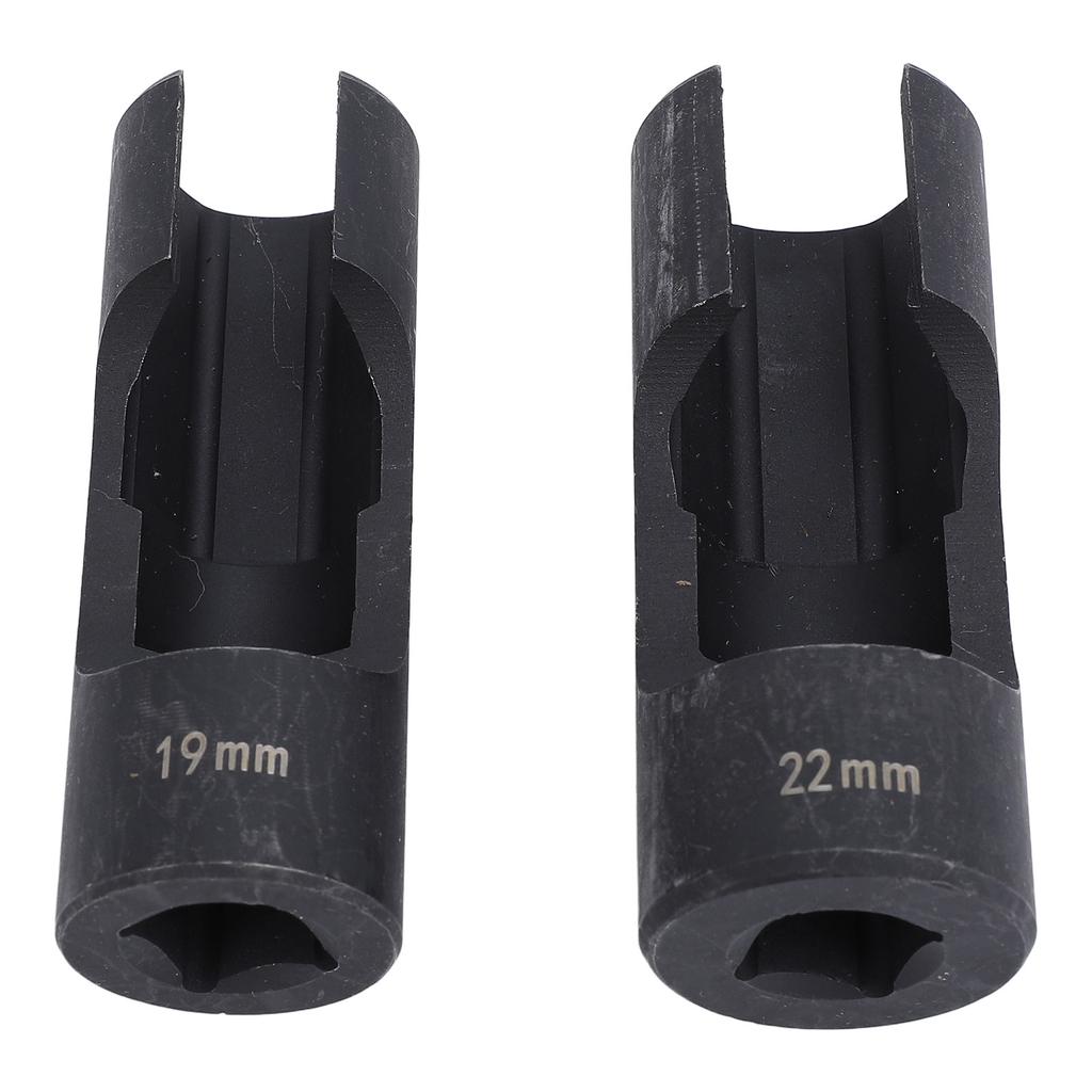 2 Pcs 1Celsius2 Inch Injector Fuel Line Socket Wrench Set Nut Wrench Spanner   Tangsten Steel for Bent Pipes EGT Sensors   Switches