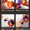 1pc Heavy-Duty Manual Tape Dispenser with One-Handed Operation - No Power Needed, Portable Cutter for Packaging, Shipping