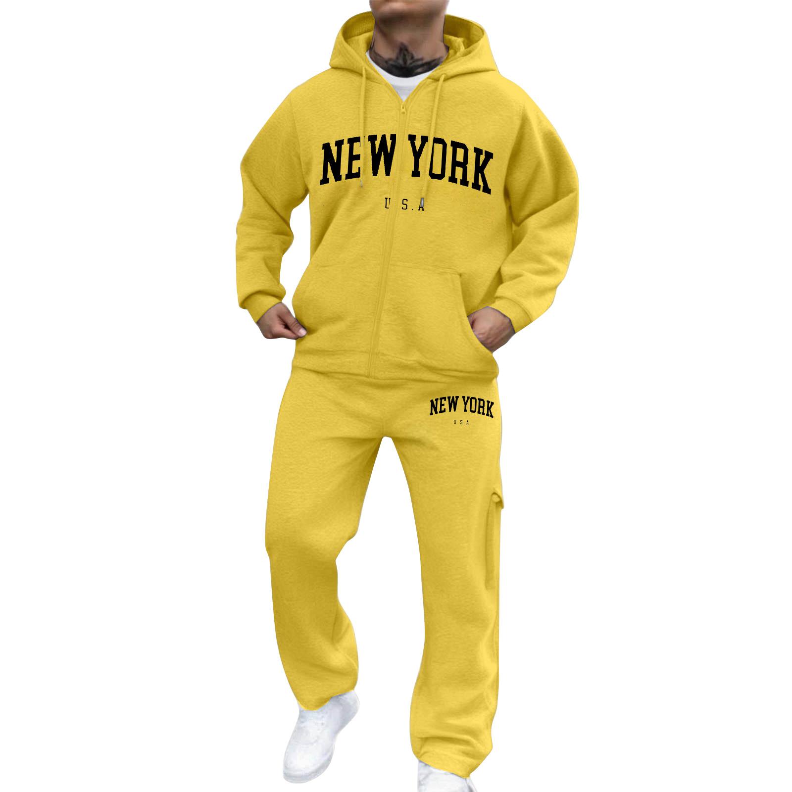 

Men s Zippered Sweatshirt Jacket Suit Men s Casual Sports Suit Sweatshirt Suit XL