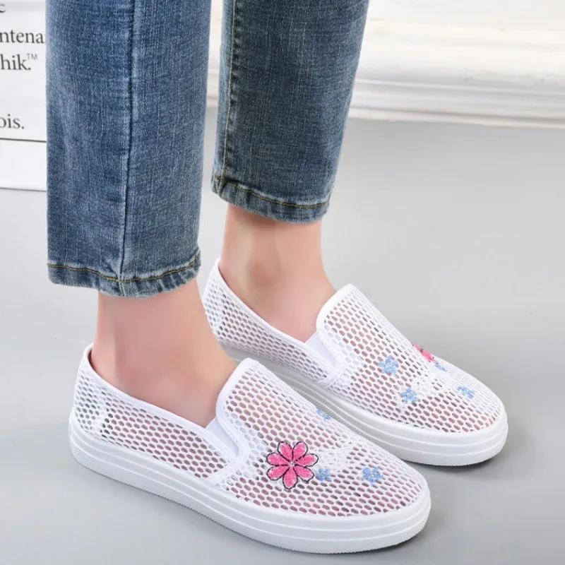 Fashion Aesthetic Summer Slip On Shoes for Women New In Arrival 2025 Korean 39 Y2k Fashion Offers Deals Original Woman Footwear Sale