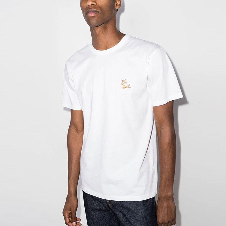 Puma Maison Kitsune Chillax Fox Patch Classic T-Shirt 'White' Men's GU00154KJ0010-P100