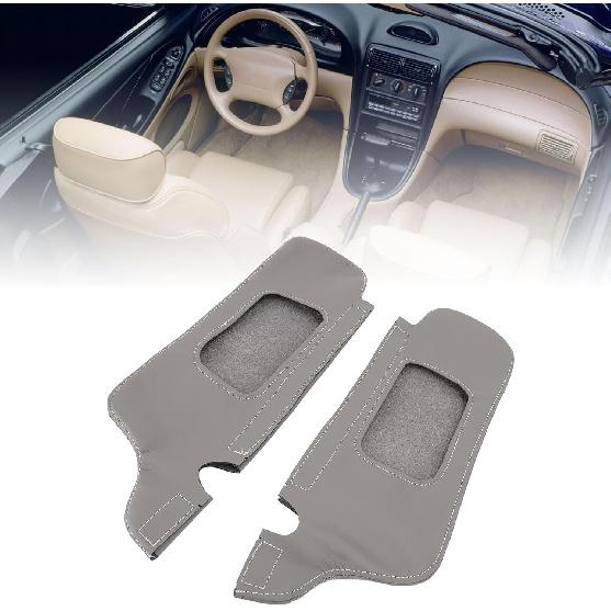 Asixxsix Sun Visor Cover Protector for 1994 to 2004, PU Leather Sun Visor Replacement Cover Skin, Left Driver and Right Passenger Side Sunvisor