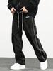 Pantalones Retro de Pierna Ancha Cónicos para Hombre 2025 - Estilo Europeo Americano de Moda