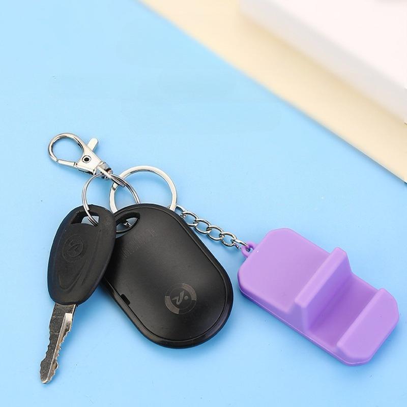 Portable Keychain Cell Phone Mini Stand Outdoor Travel PVC Phone Stand for All Cell Phone