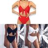 Elegant Women One Piece Bandage Bikini Push Up Monokini Swimsuit Bathing Suit Swimwear For Stylish Beach Days