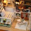 DIY Miniature Dollhouse Kit Realistic Mini 3D Wooden House Room Craft with Furniture LED Lights Christmas Birthday Gift