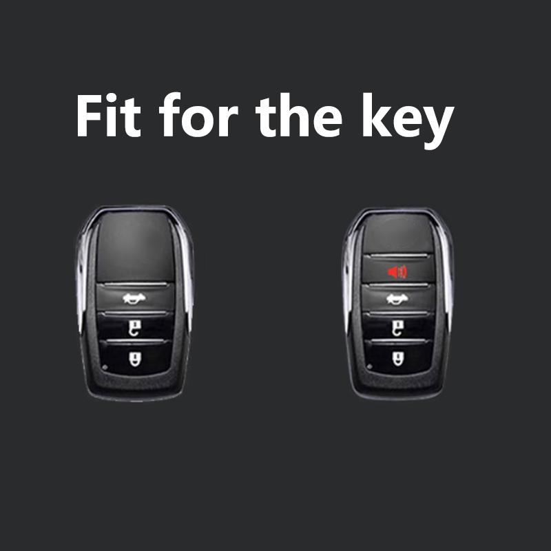 New Armor Style For Toyota Chr Hilux Fortuner Land Cruiser 200 Camry Corolla Crown Rav4 Highland Remote Car Key Case Cover Fob
