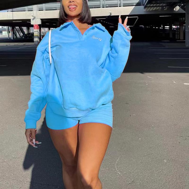 Abito in maglione rosa Barbie stile europeo e americano Abito in maglione in pile pullover a maniche lunghe con ricamo sportivo LOGO