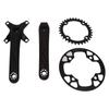 Bicycle Crankset Aluminium Alloy High Strength Lightweight Bicycle Crank Chainring Set for Mountain Bike