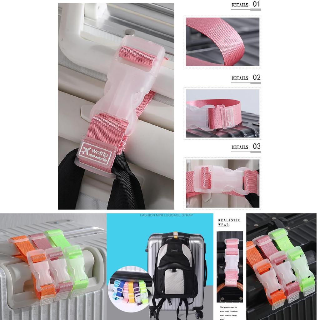 Versatile Nylon Luggage Strap For Suitcases Anti-theft Safety Belt Portable