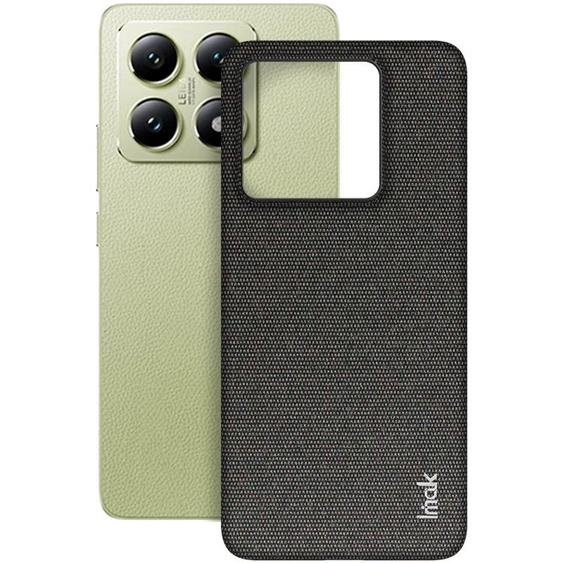 

IMAK Ruiyi Series for Xiaomi 14T Case Fabric Texture Leather+PC Phone Back Cover A