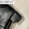 New Female Women Boots Sexy Zipper Over The Knee Boots Women Flats Shoes Square Toe Long Boots Thigh High Boots