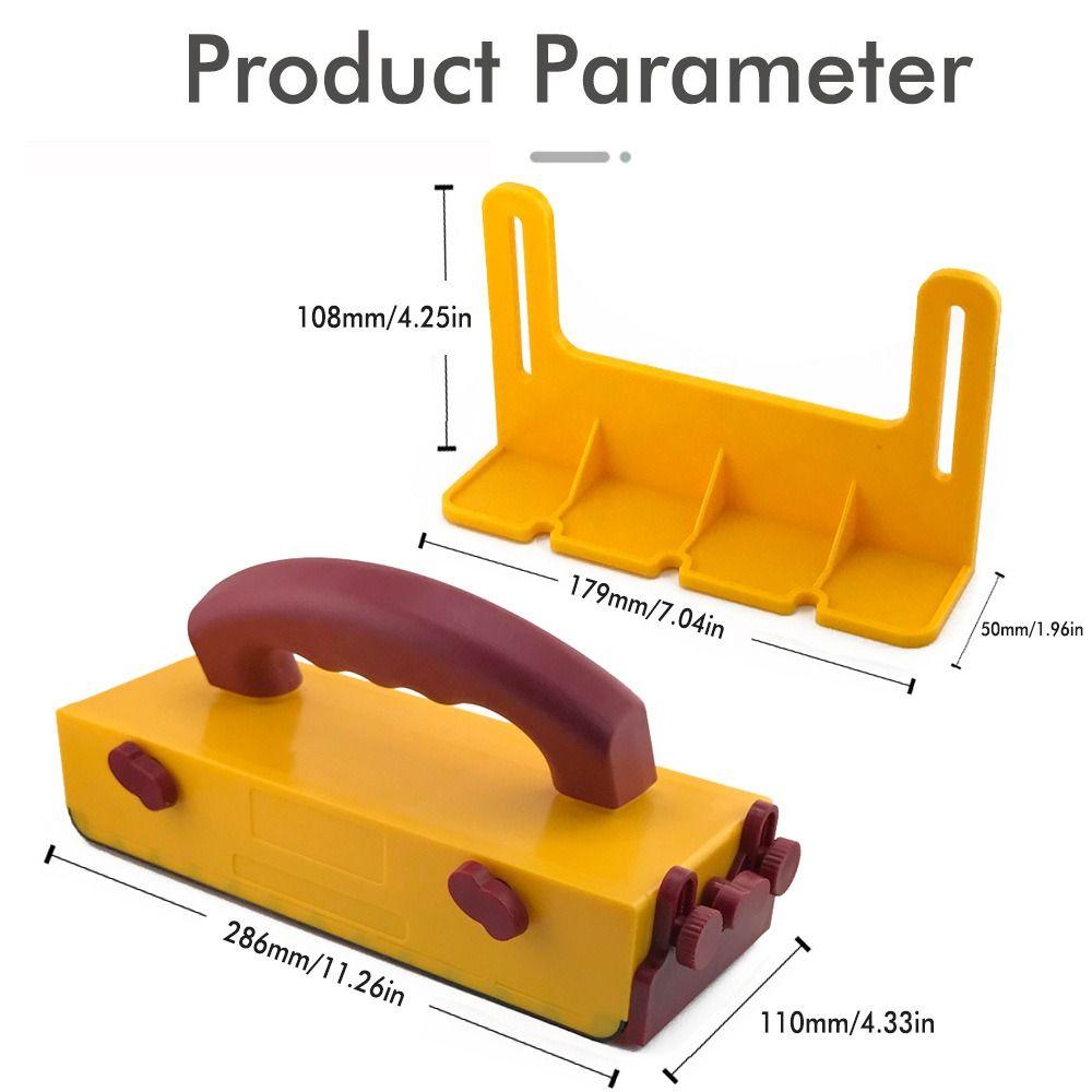 Ergonomischer Griff Holzbearbeitung Schiebegriff ABS Sicherheits-Schiebeblock Holzbearbeitung Polieren