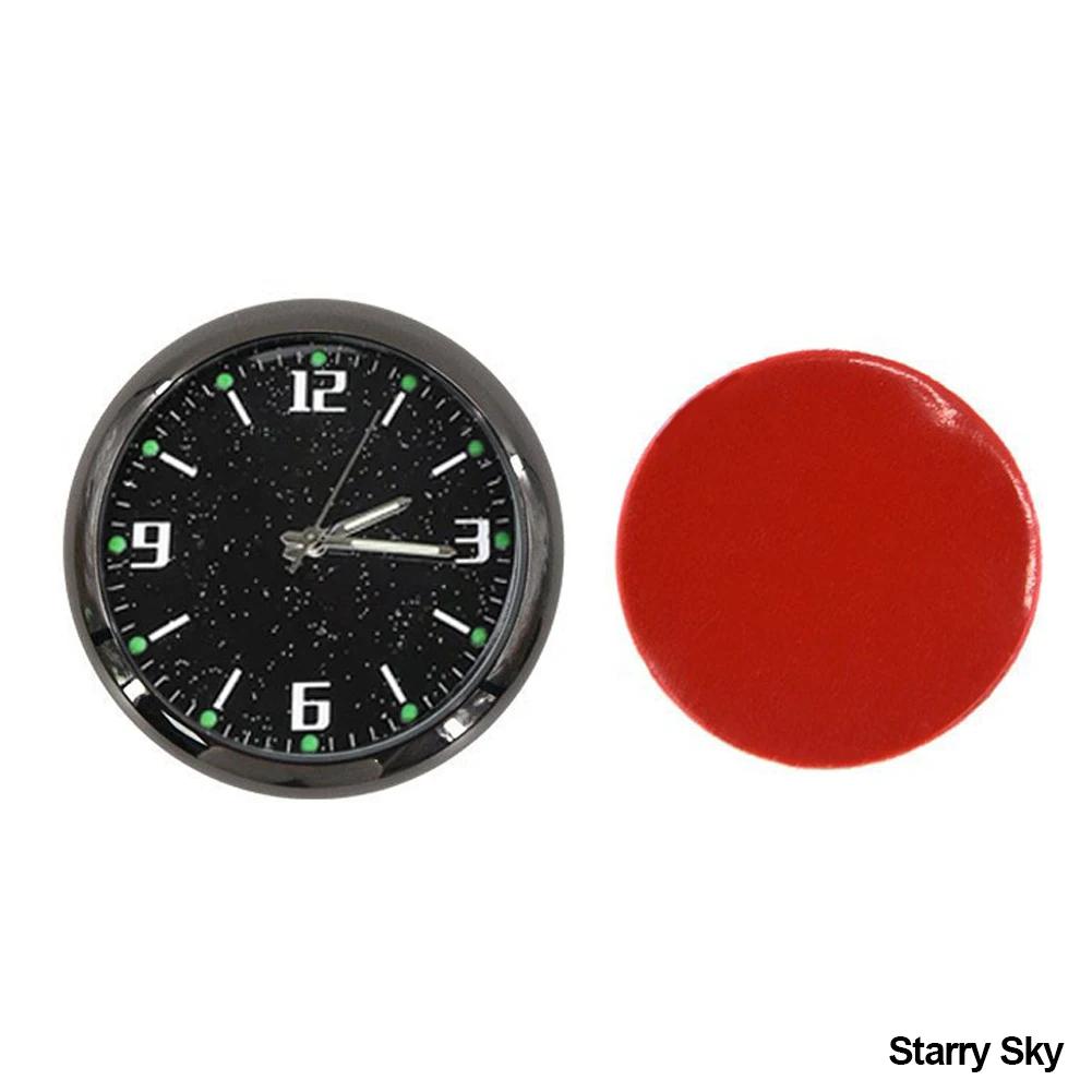 

Светящиеся автоматические часы с датчиком, мини-автомобильные водонепроницаемые кварцевые часы с зажимом для воздухозаборника, часы для стайлинга автомобильных аксессуаров