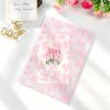 A5/A6 Pink  Butterfly Acrylic Binder 6-Hole Printed Cover Detachable Planner Wholesale Stationery