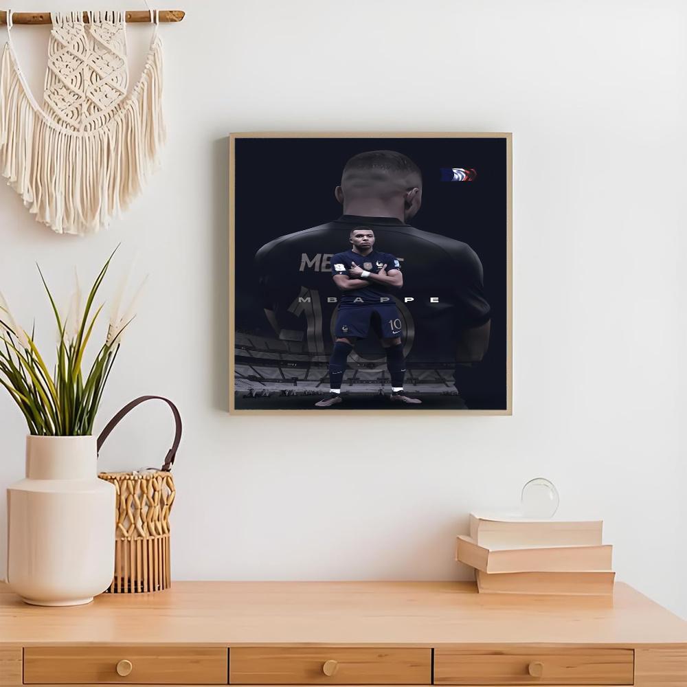 Mbappe 5D Diy Diamond Painting Round Diamond Diy Frameless Holiday Artwork Suitable For Home Office Wall Decoration