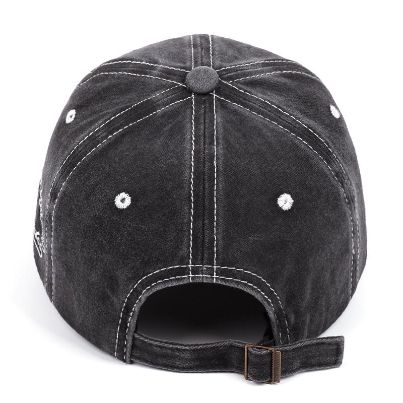 Neue Unisex Baseballkappen mit Stickerei der kanadischen Flagge, atmungsaktiv, Retro-Sonnenschutz, distressed, Schirmmützen, vielseitig, Mode, Freizeit