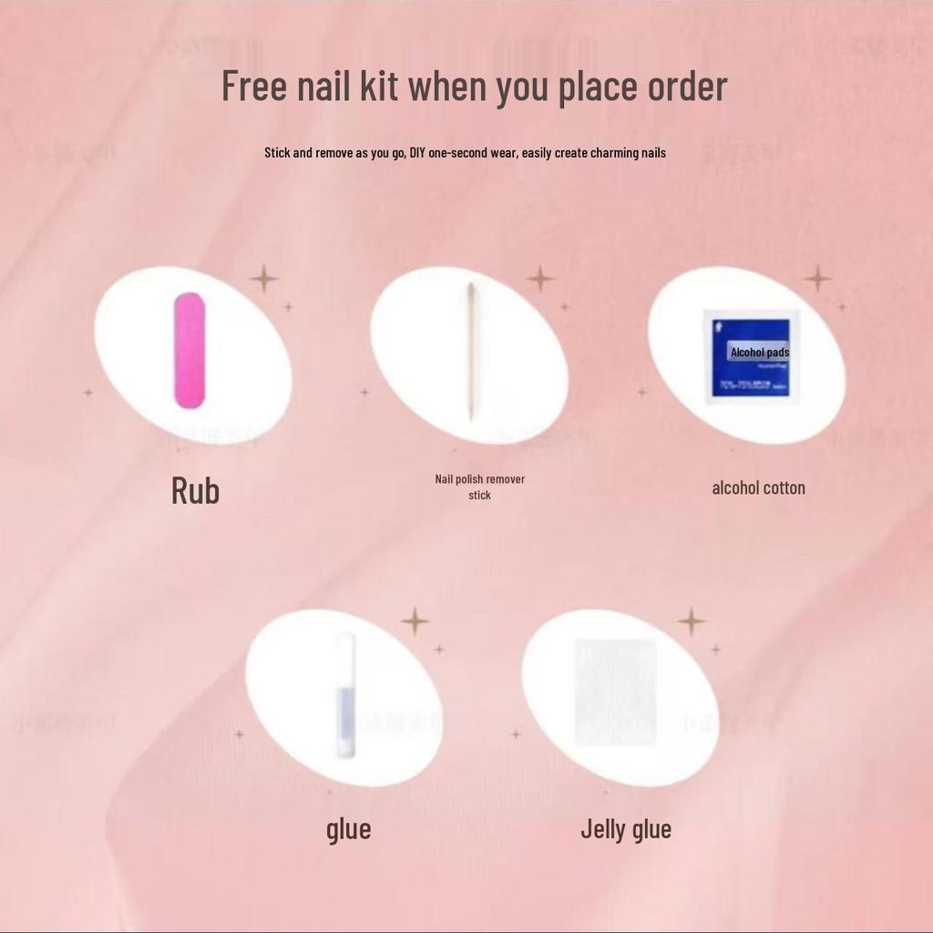 Handmade Purple Cat Eye Zircon Nail Stickers - Removable and Stylish