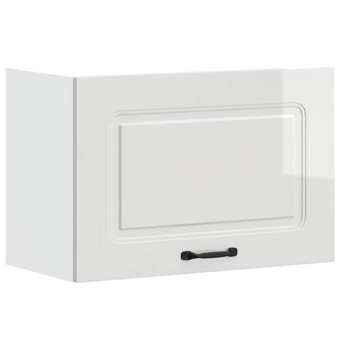 VidaXL Armoire murale de cuisine Kalmar blanc brillant bois ingénierie 853599