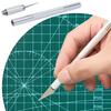 Handicraft Slicing Tools A4 A5 Sized Cutting Pad Carving Knife with Blades Gridded Design Acrylic Rulers DIY Craft Lovers QC-ZYF