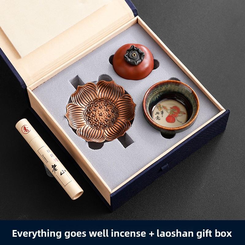 

Хурма Жуи Ароматный путь Чашка сувенир Культурный и креативный Бизнес Благословения Подарки для руководителей и старших Праздничные подарки