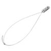Necklace Pet Memorial Silver Color Paw Print Pattern Keepsake Pendant Alloy Punk Chain