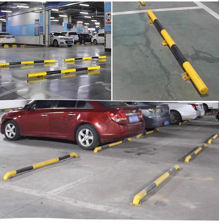 U-Shaped Steel Car Stopper: M-Type Anti-Collision Guardrail and Parking Barrier
