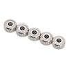 Watch Crown Spare Parts Silver Gold Steel Watch Head for Watch Replacement Accessories6.5mm Flat Hole