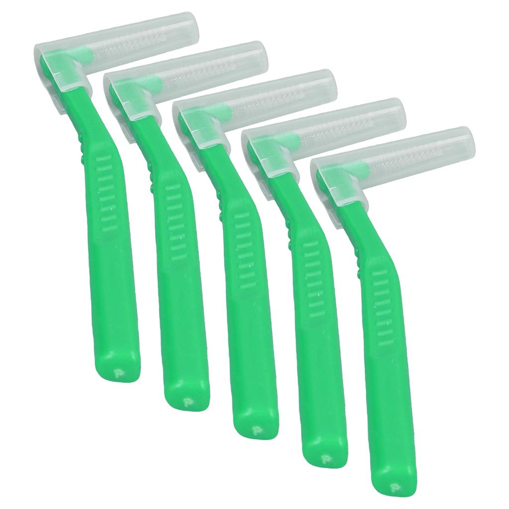 5pcs L Shaped Interdental Brushes Effective Cleaning Plaque Removal Braces Brush for Tooth Care