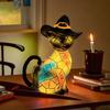 Cat Lamp LED Night Light Soft Warm Glow Halloween Design Energy-saving USB Tabletop Night Light Party Decoration