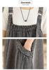 Women's Retro Loose-Fit Denim Long Skirt - Four Seasons Versatile, Slimming, and Wide Hem Design