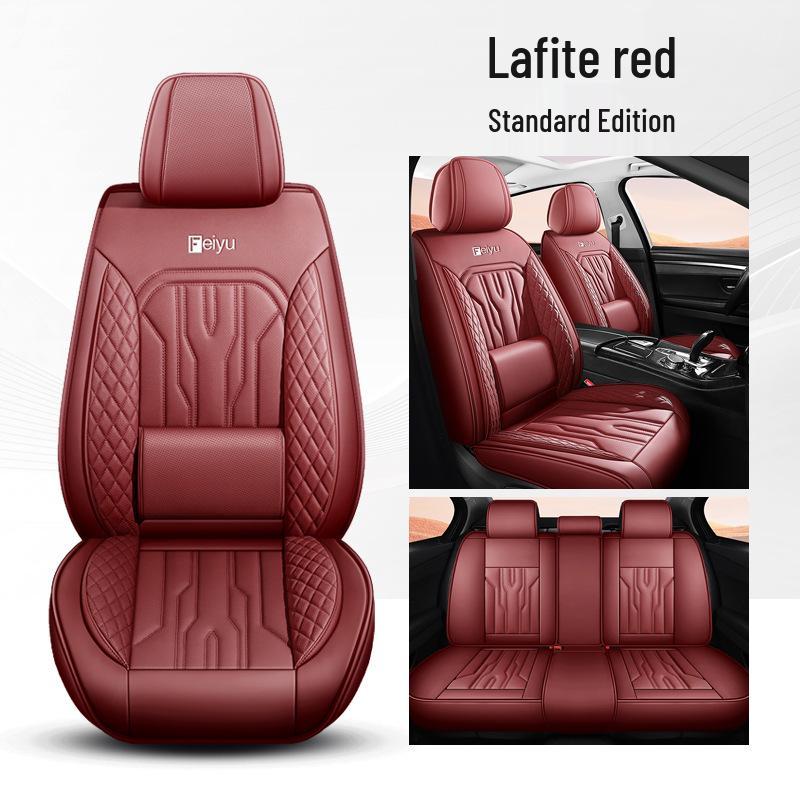 All-Season Leather Car Seat Cushions for Small Cars & SUVs