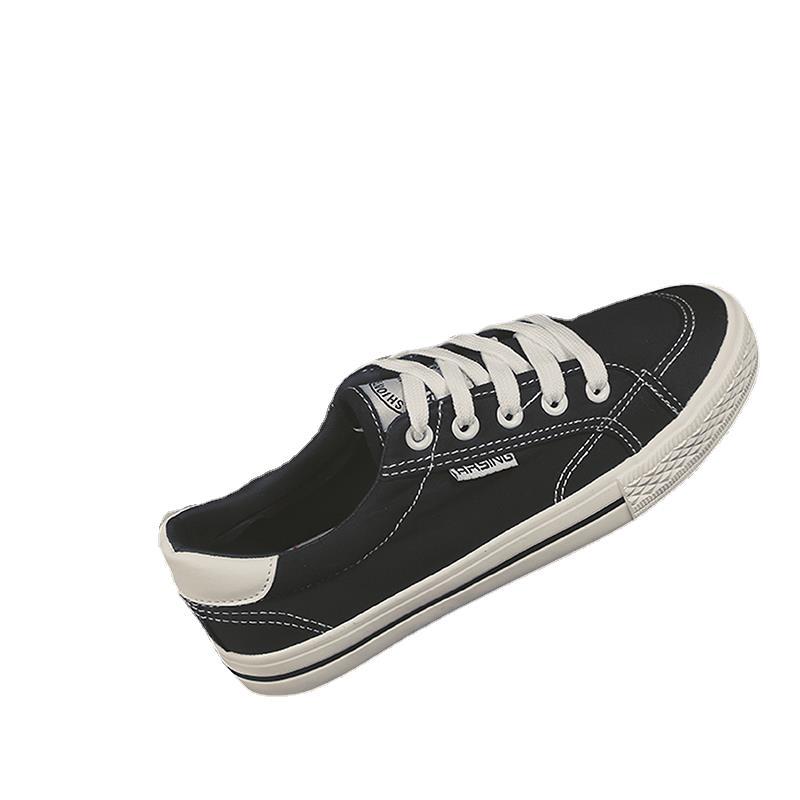 2024 Autumn New Low-Top Canvas Men'S Trendy Men'S Shoes Versatile Casual Sports Board Shoes Black Cloth Shoes 11