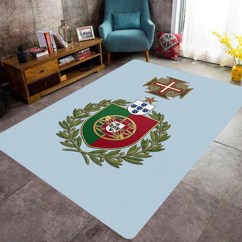 Portuguese Military Emblem carpet Living room and bedroom mats Home Decor Bathroom mat Dormitory decoration Art