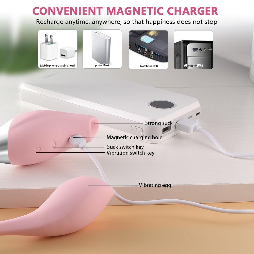 Sucking Vibrator for Women G Spot Nipple Clitoris Sucker Vacuum Stimulator Female Vaginal Massager Sex Toys for Adult Goods