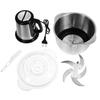 500W Stainless Steel Electric Chopper Meat Grinder Mincer Food Processor Slicer Vegetable Food Chopper Slicer Machine 220V 5L