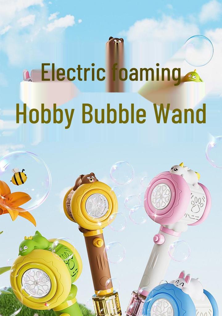 New Arrival: Cute Automatic Children's Bubble Wand - Summer Fun Gift