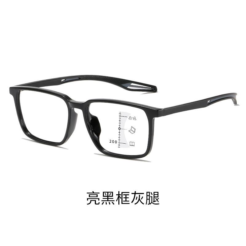 Reading Glasses Far And Near Dual-Purpose Ultra-Light Sports Anti-Skid Tr90 Men'S Progressive Multi-Focus Anti-Blue Reading Glasses
